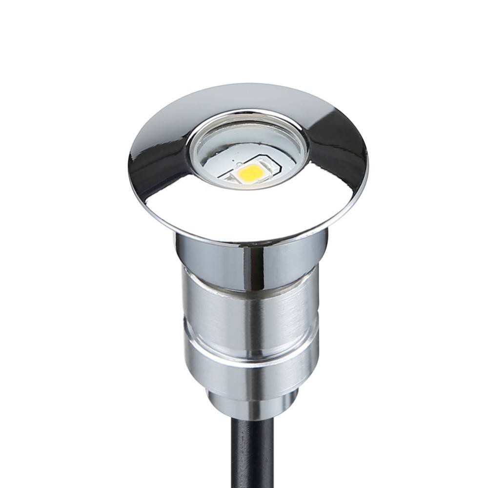 6 laiptų šviestuvų rinkinys 0.8W RGB 12V-DC Ø24x38.5mm