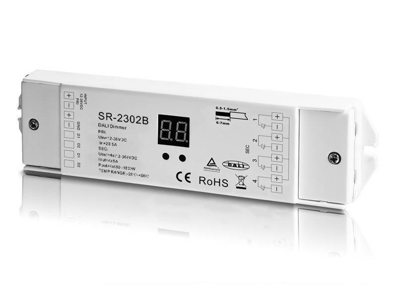 Dali Dimmer DC 12-36V 5A/kanalas (4 kanalai 1 kanale)