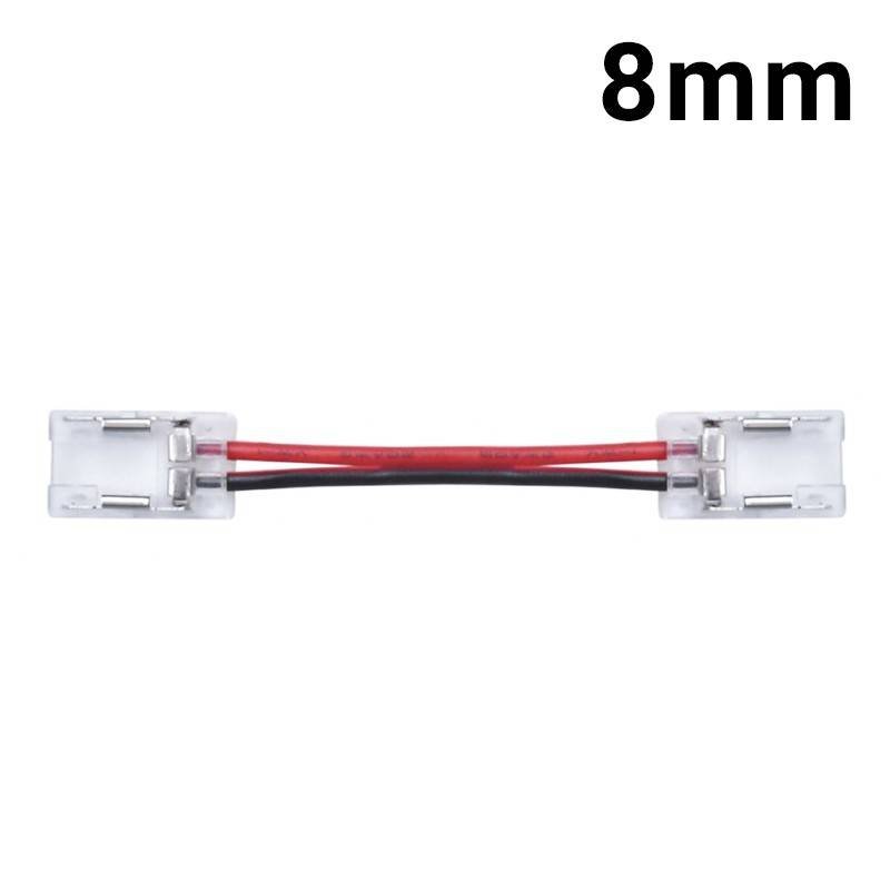 8 mm vienos spalvos „strip-to-strip“ tipo greitojo sujungimo jungtis, skirta COB