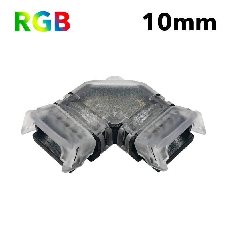 „L“ formos kampinis jungiklis SMD RGB LED juostai 12 V/24 V