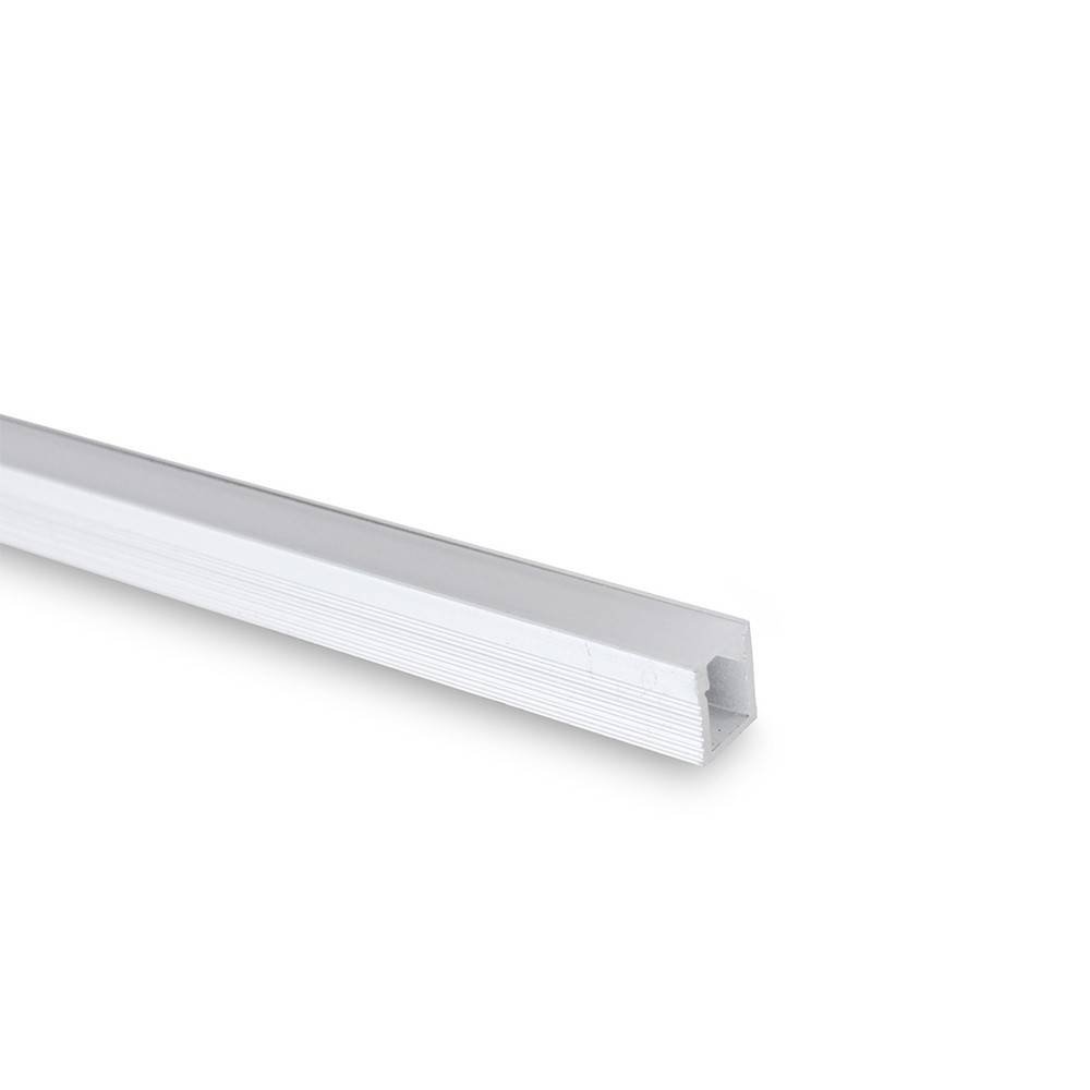 Aliuminio profilis 8X12 mm paviršius 5 mm LED juostai (2 m)