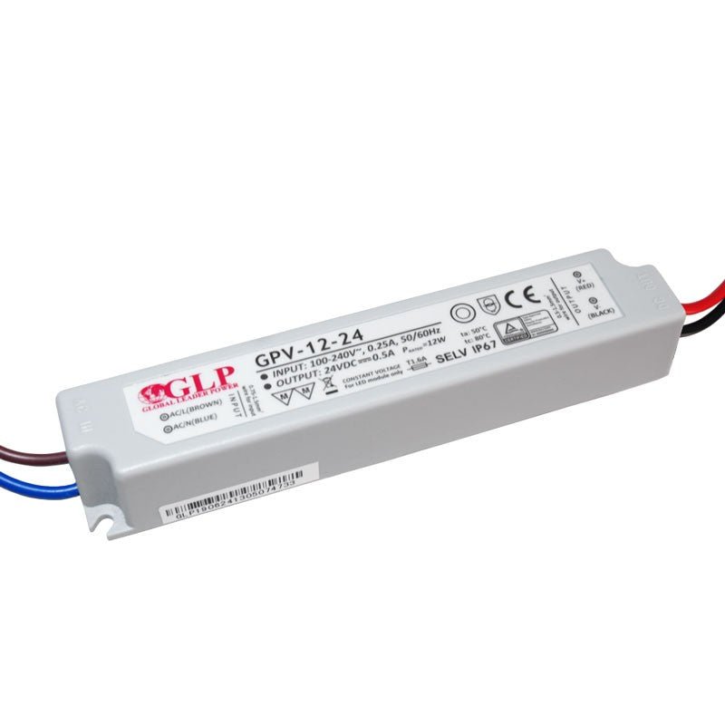 Sandarus maitinimo šaltinis 12W 24V IP67