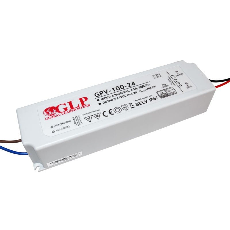 Sandarus maitinimo šaltinis 100W 24V IP67- GLP