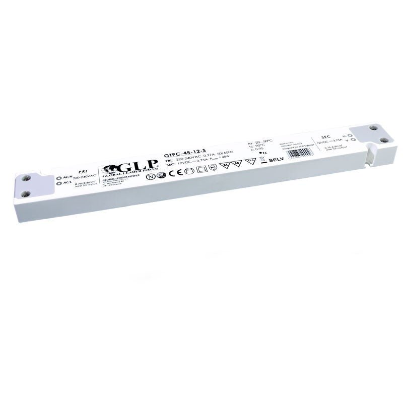 45W 12V Slim maitinimo šaltinis