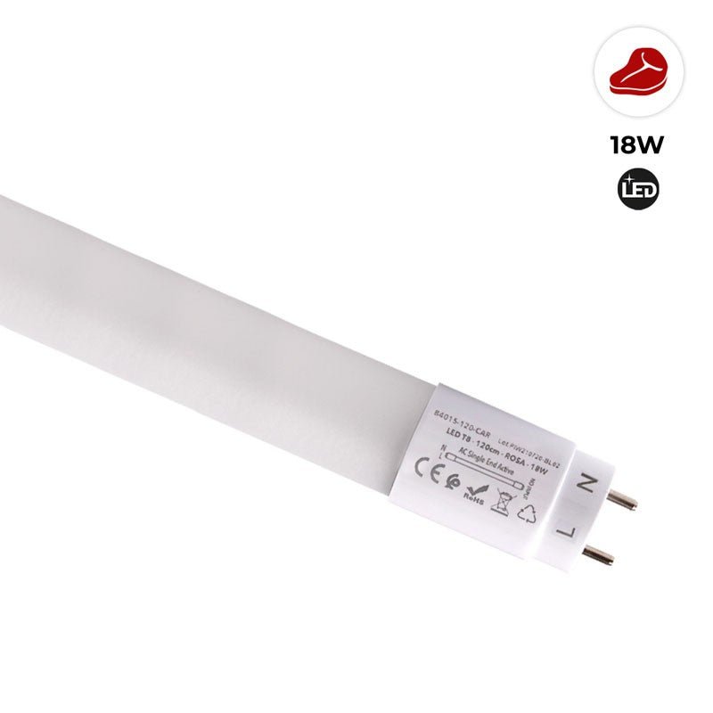 LED lempa T8, skirta mėsinėms, 120 cm, 18 W