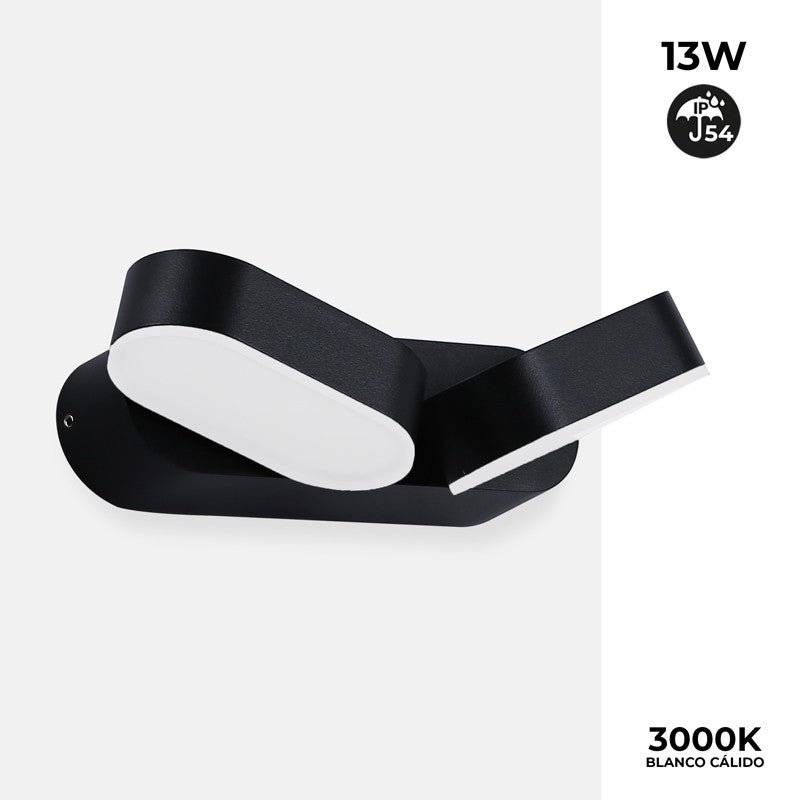 „Endura“ 13 W, IP54, lauko reguliuojamas dvigubas LED sieninis šviestuvas „Endura“ 13 W, IP54