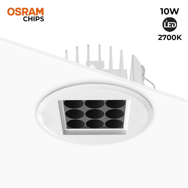 Downlight Led 10W 24º UGR18 Osram lustas