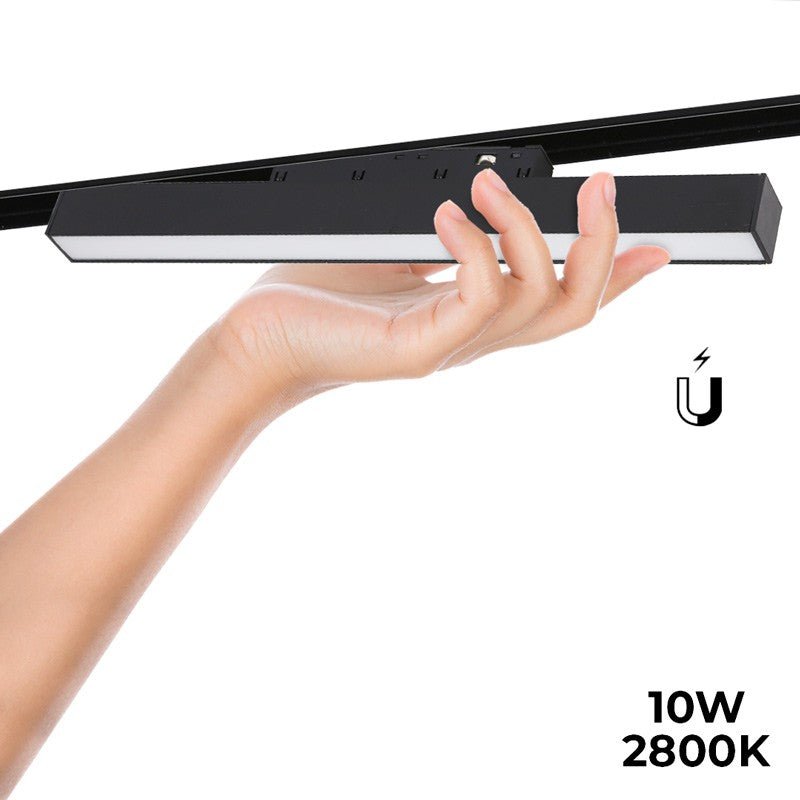 Opalinis LED linijinis šviestuvas magnetiniam bėgeliui 48V
