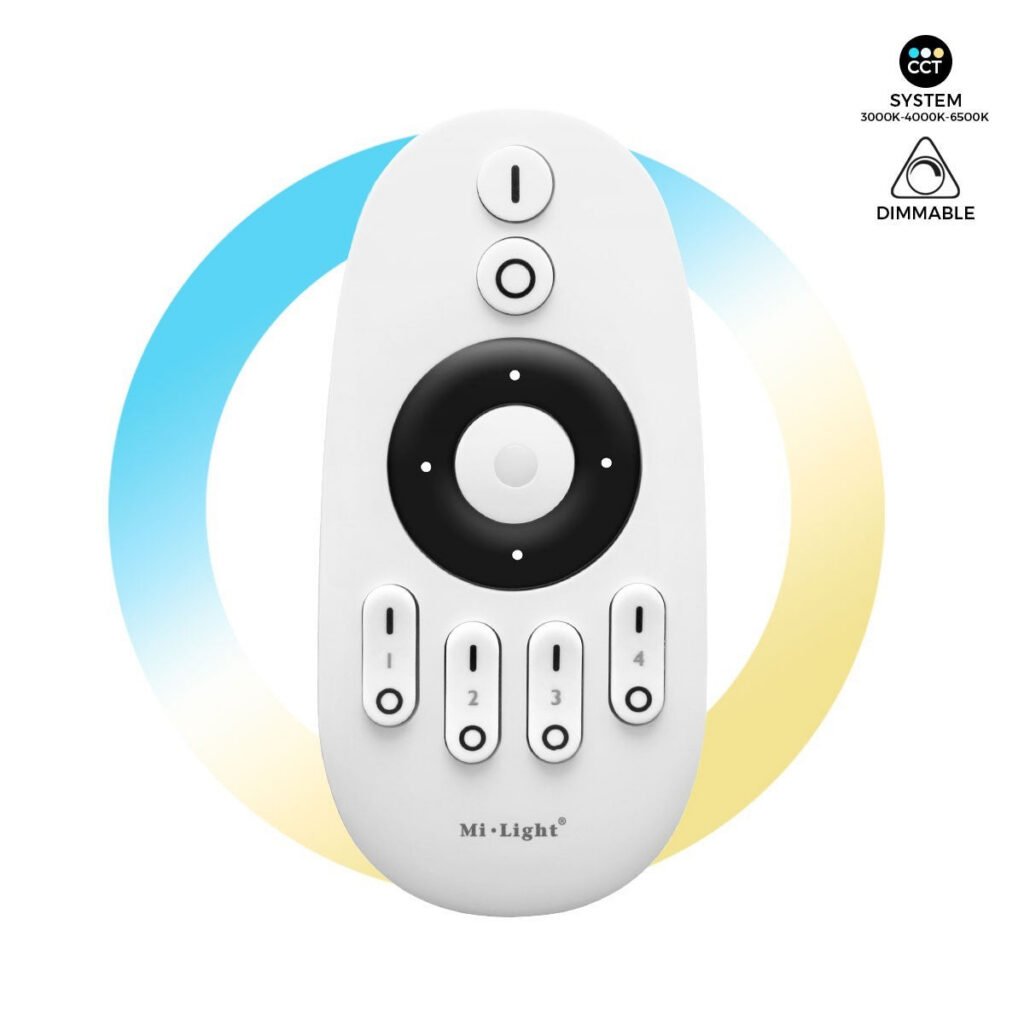 Valdiklio valdiklio LED monocolor/CCT – 4 zonos – FUT007 – Mi Light – Mi Boxer