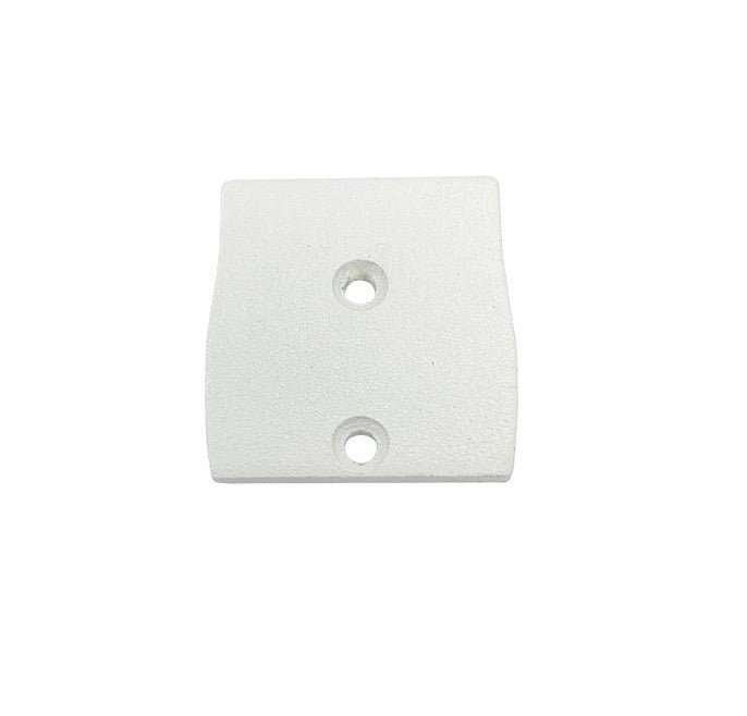Aliuminio dvigubo profilio galinis dangtelis, skirtas LED juostai (23,5 x 22,6 mm)