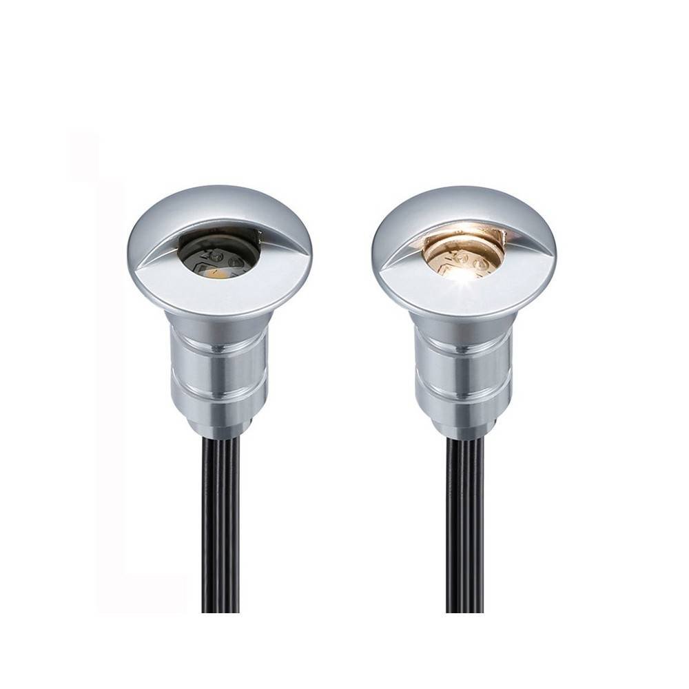 6 laiptų šviestuvų rinkinys 0.6W 12V-DC Ø26x41mm