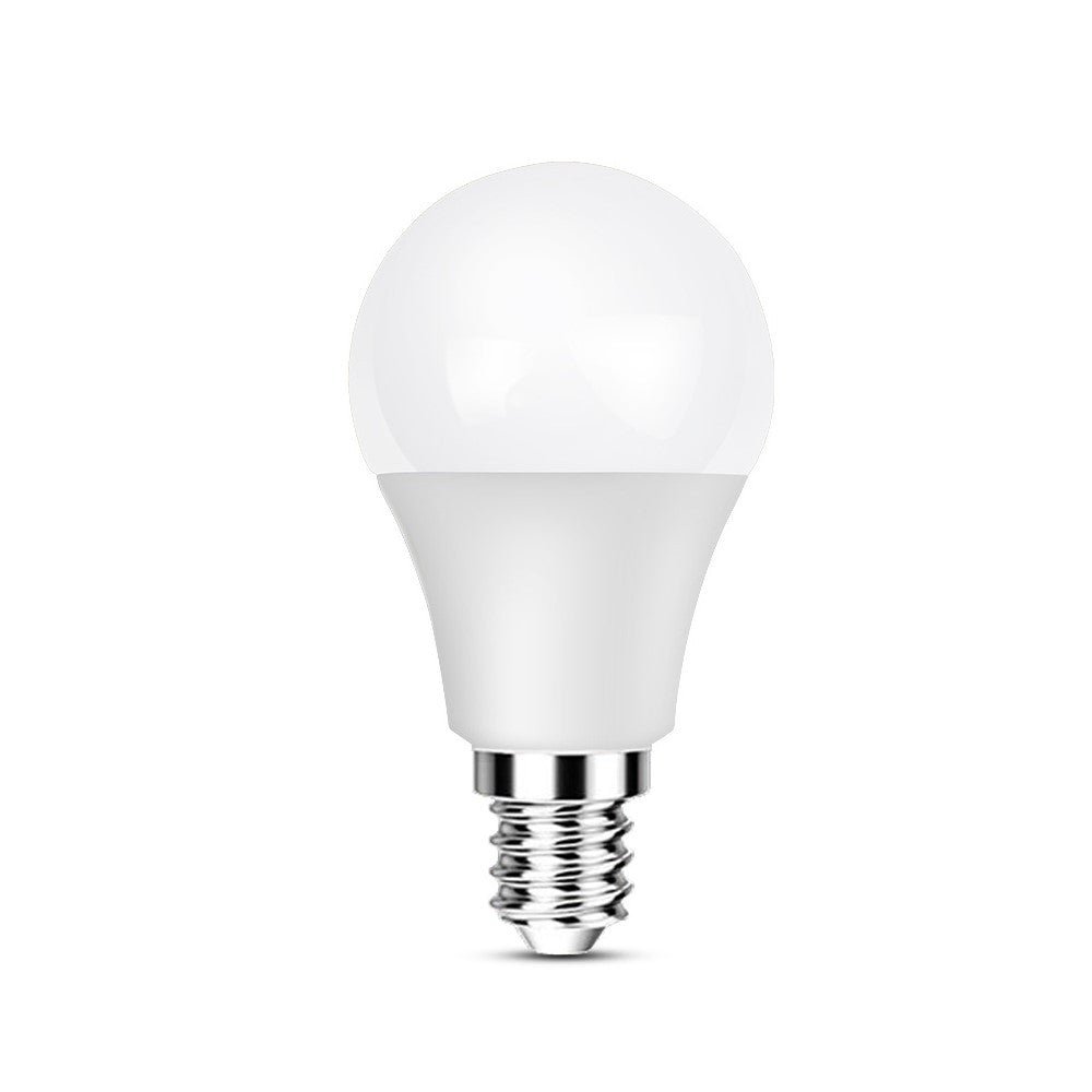 Sferinė LED lemputė E14 G45 4,2 W, opalinė, 323 lm