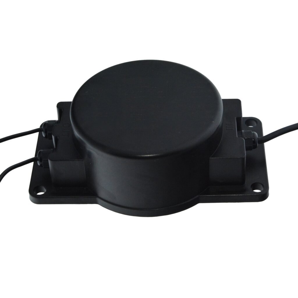 Vandeniui atsparus transformatorius 12 V kintamosios srovės, 160 W, IP67