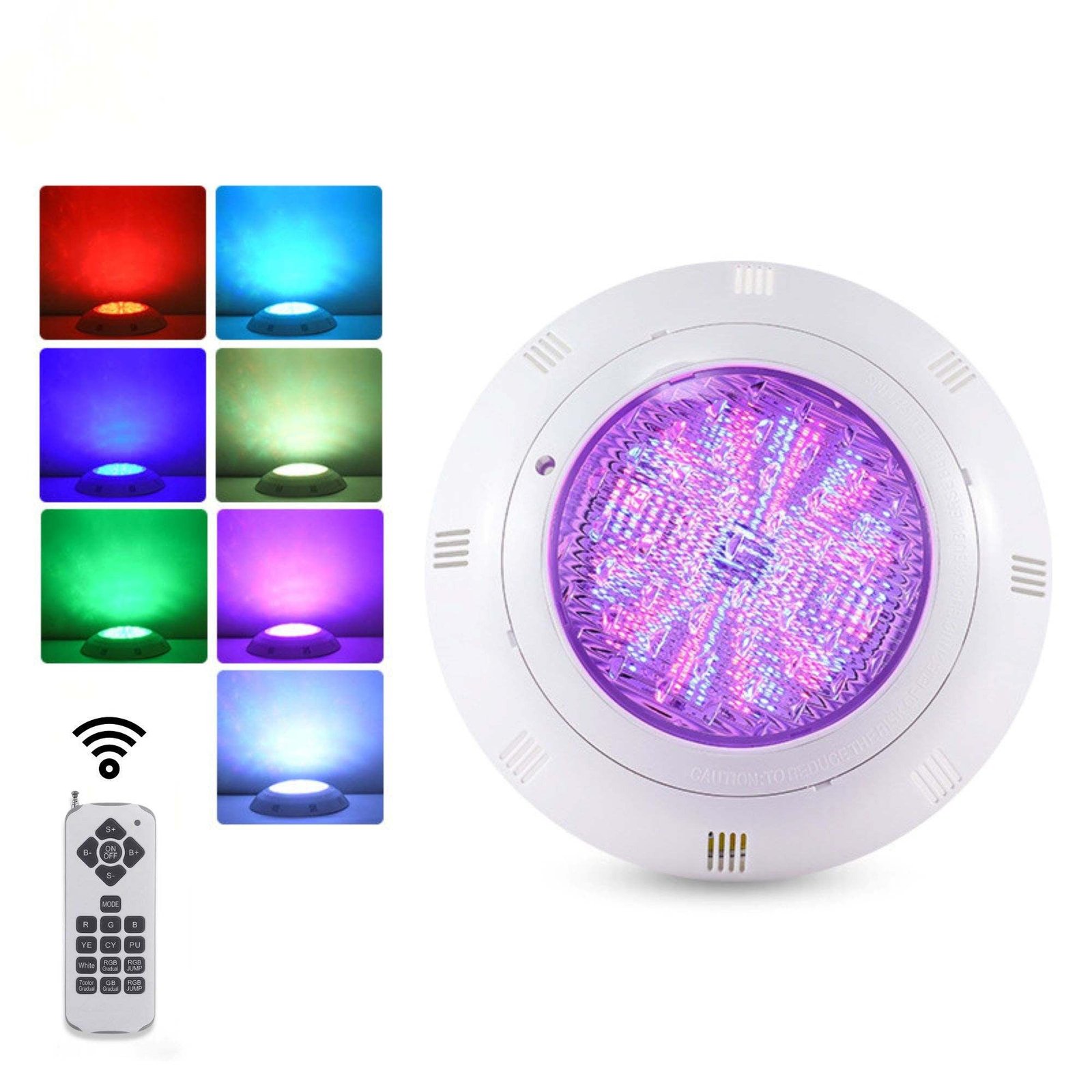 RGB LED baseino prožektorius