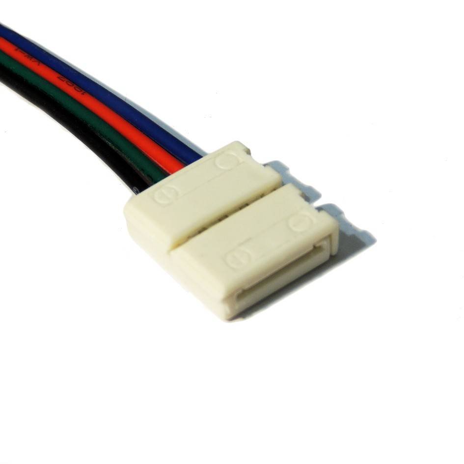 12 V RGB juostelių jungtis su kabeliu