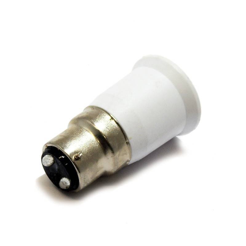 Adapteris su B22–E27 sriegiu