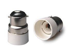 Adapteris su B22–E14 sriegiu