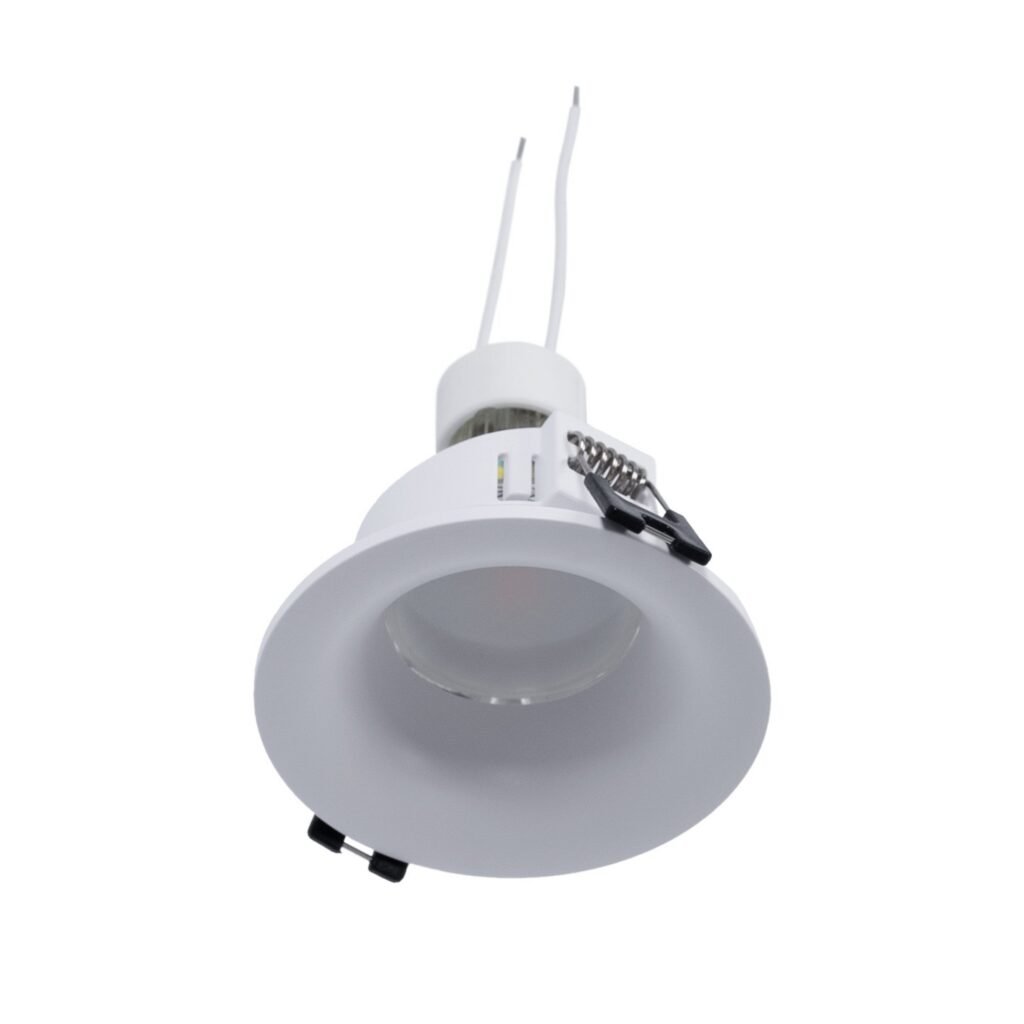 KIT įleidžiamas žiedas Ø86mm + GU10 6W lemputė + lempos laikiklis