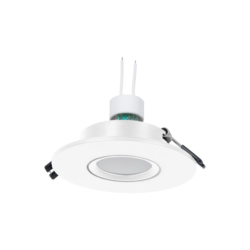 KIT įleidžiamas žiedas Ø110mm + GU10 6W lemputė + lempos laikiklis