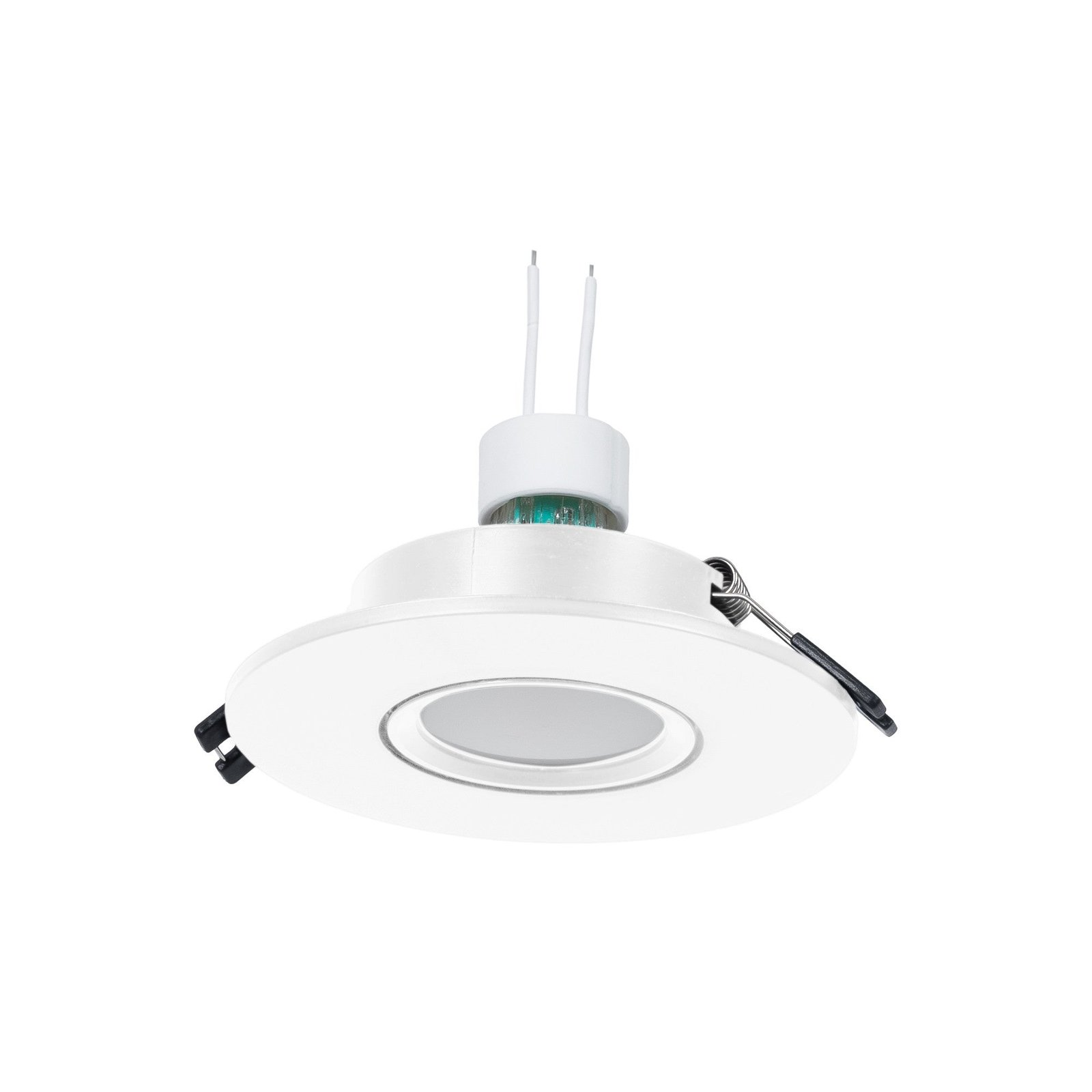 KIT įleidžiamas žiedas Ø110mm + GU10 6W lemputė + lempos laikiklis