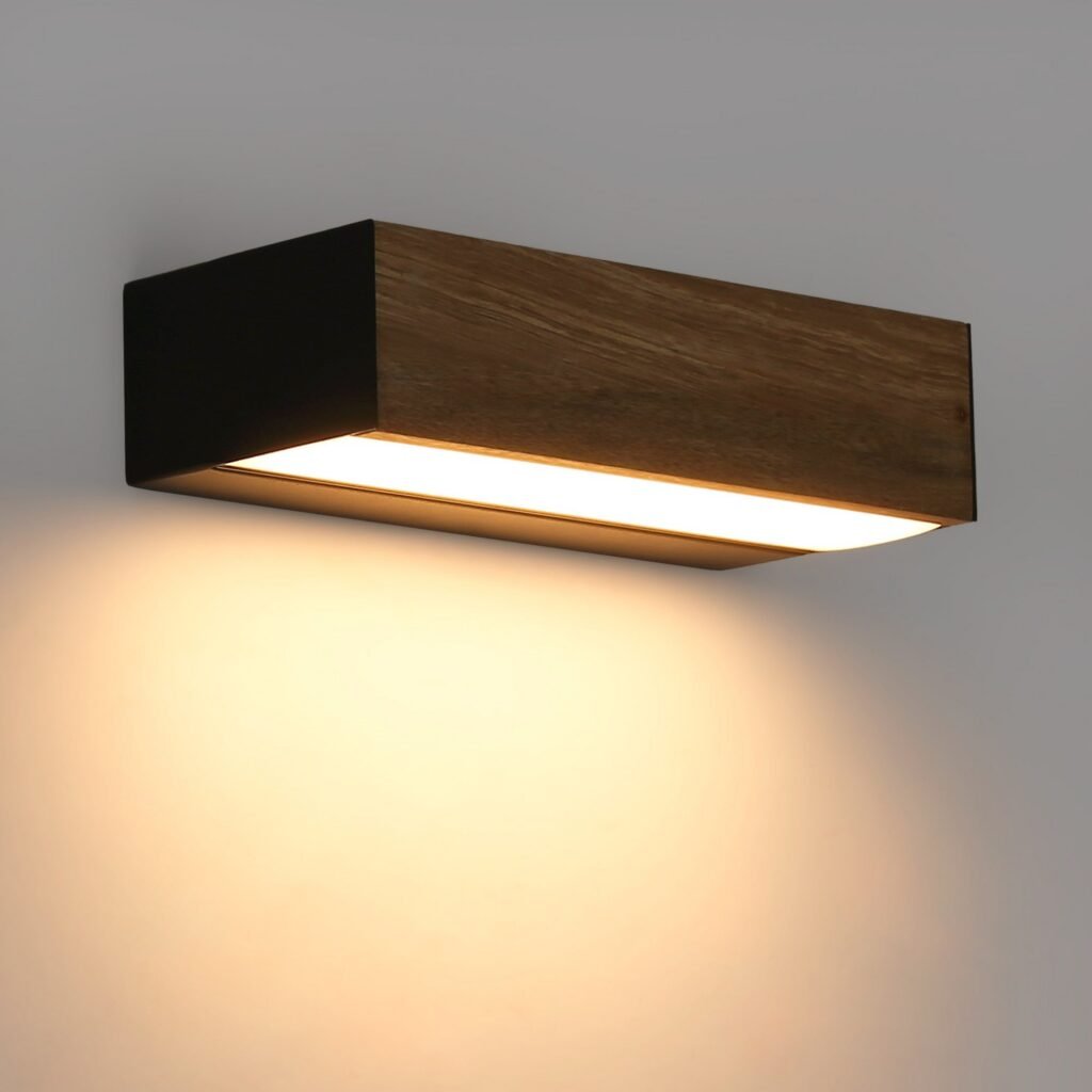 Medinis sieninis šviestuvas „VACC“ – 7 W – 2700 K – 20 cm