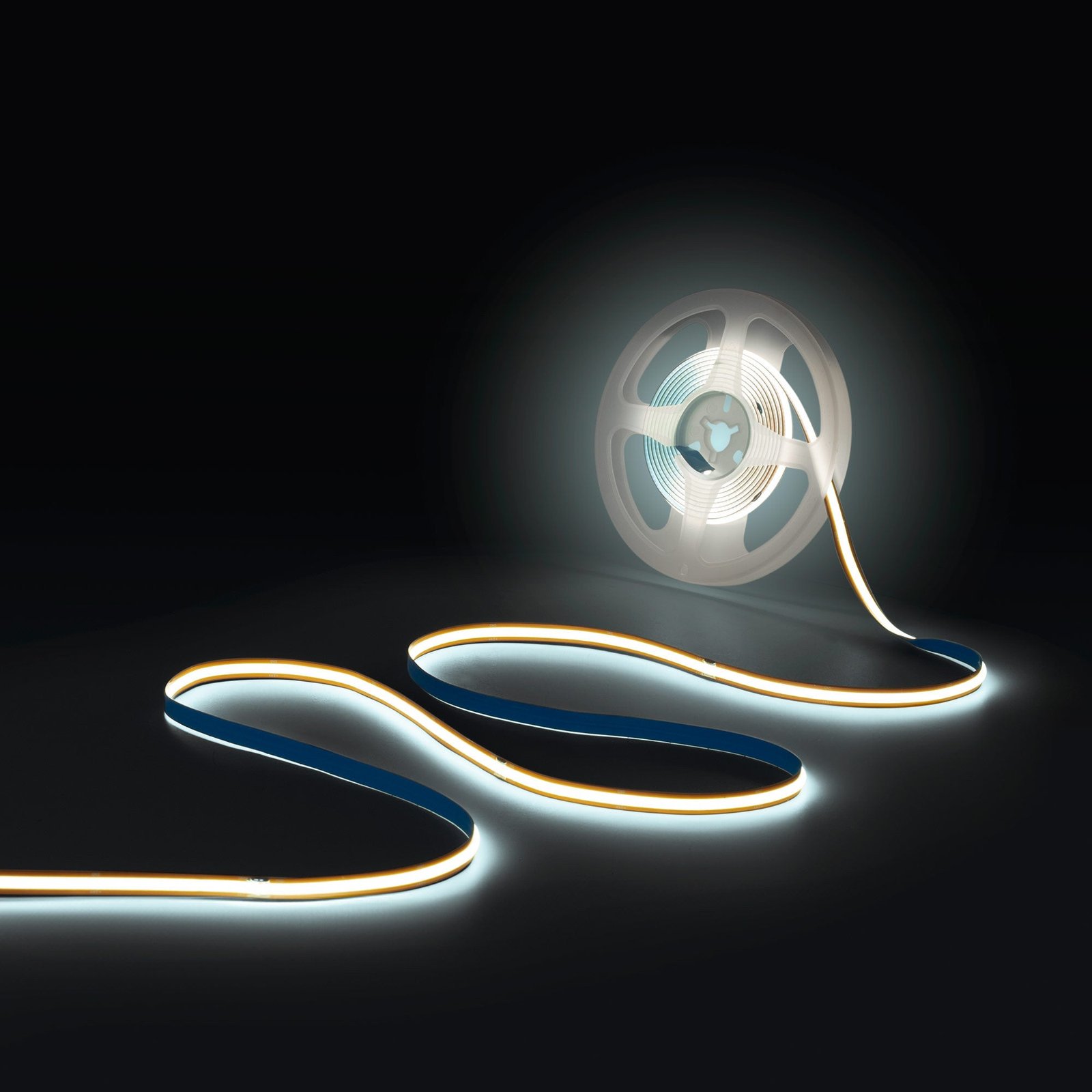 Vienos spalvos COB LED juosta