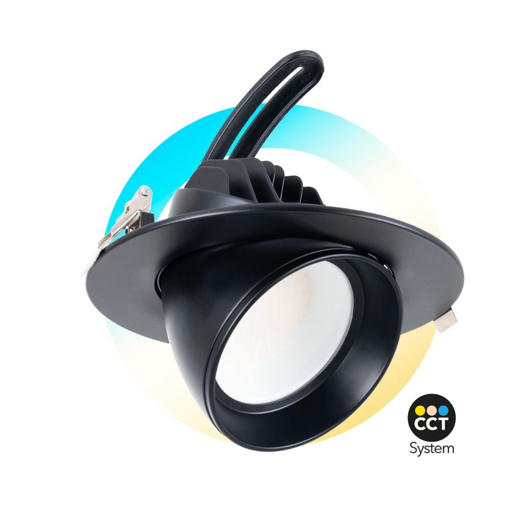 Reguliuojamas apvalus LED apšvietimas CCT 38W