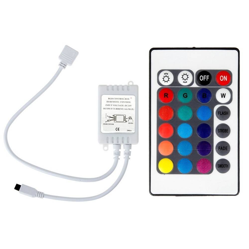 RGB valdiklis 12V 6A (2a/ch) su IR valdymu
