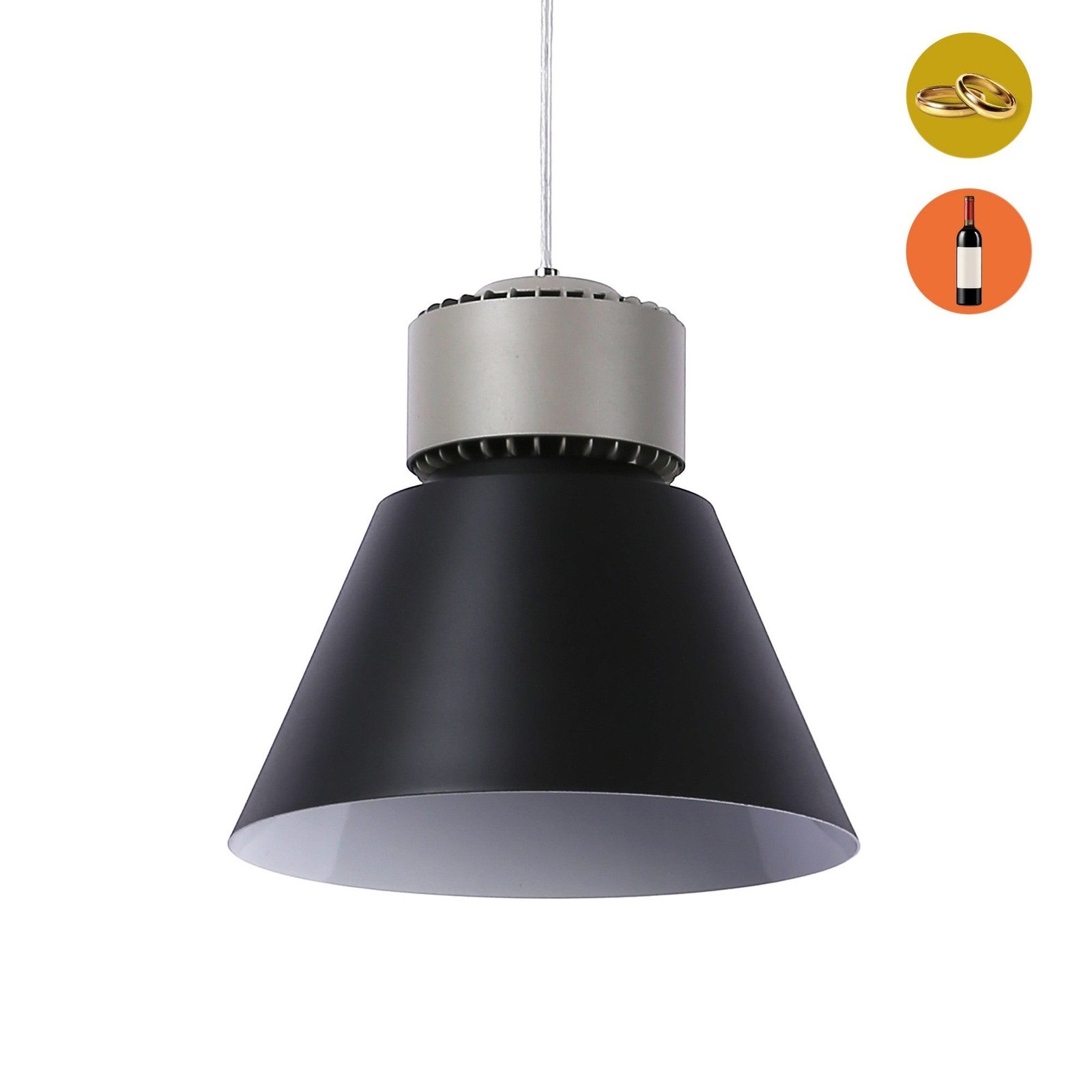 LED spintelės apšvietimas, skirtas auksui ir vynui
