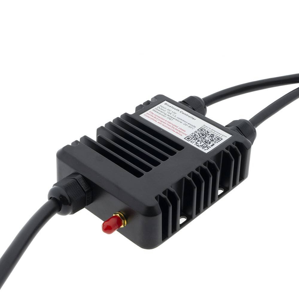 IP68 atsparus vandeniui Bluetooth RGB LED valdiklis IP68 12/24V