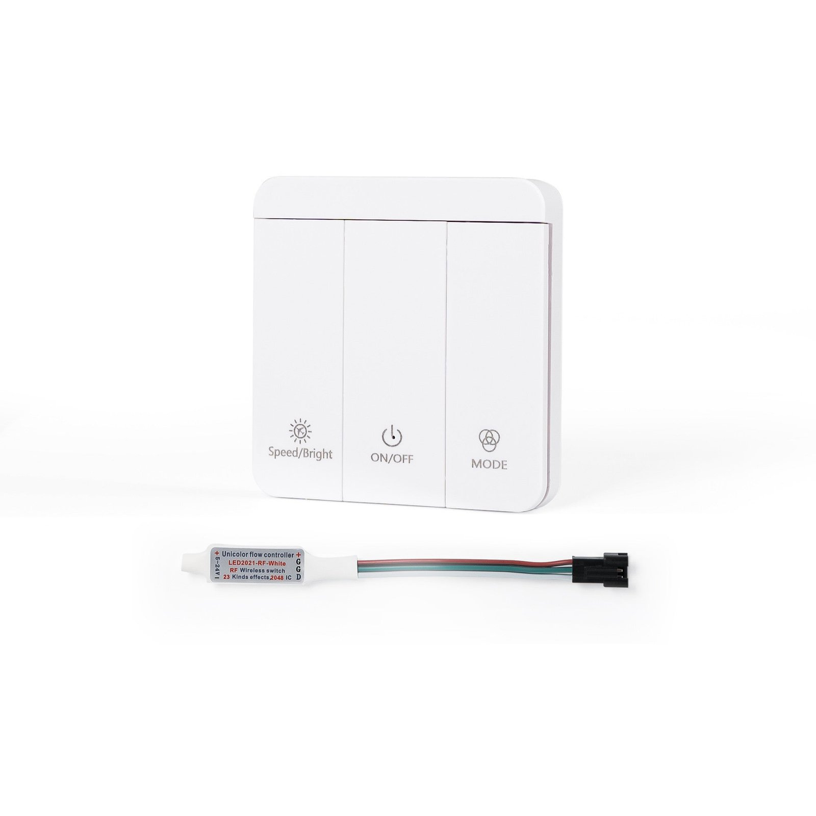 Monochrominis IC LED juostinis valdiklis 12-24V