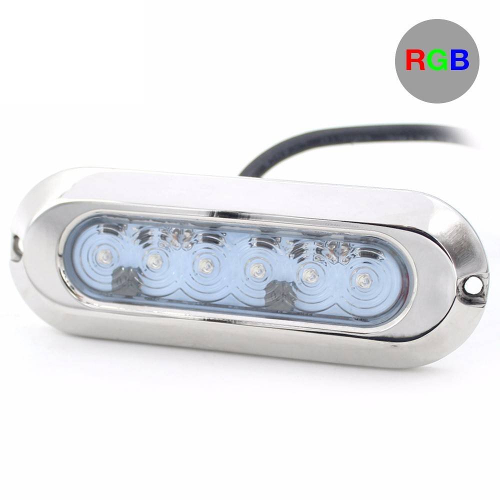 RGB panardinamas LED prožektorius laivams