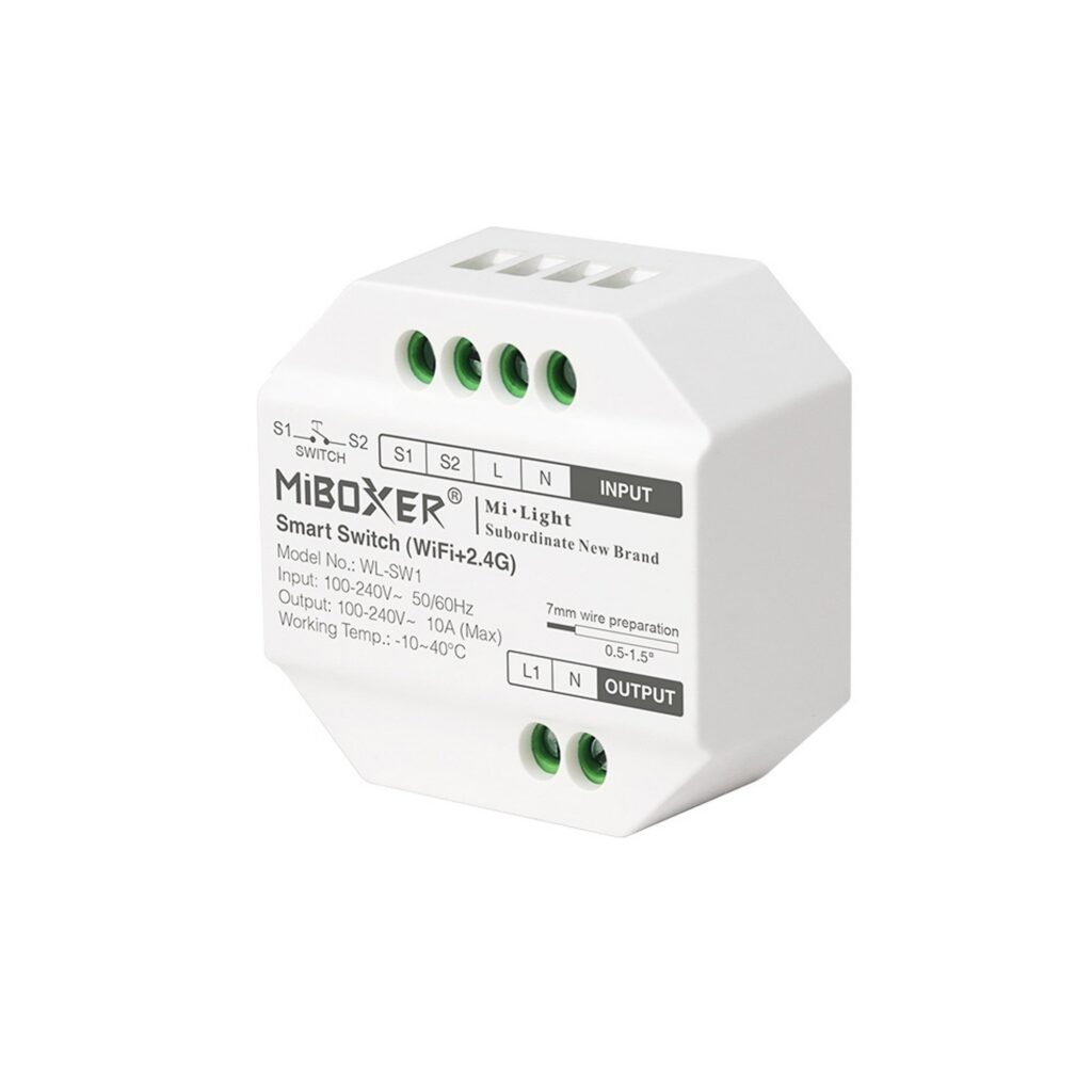 Išmanusis jungiklis – WiFi + 2.4GHz – Mi Boxer – WL-SW1