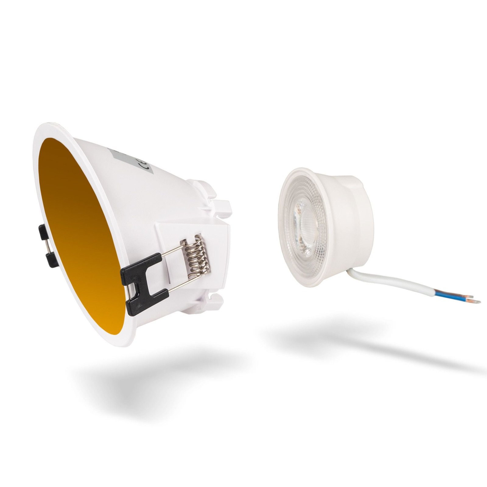 KIT Aro asimetrinis apšvietimas Ø93mm + LED modulis MR16 5W