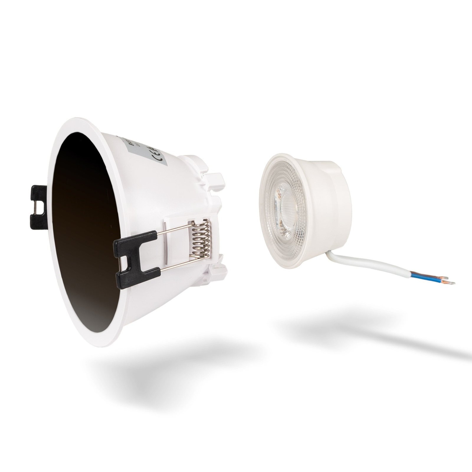 KIT Aro apvalus apvalus žibintas Ø93mm + LED modulis MR16 5W