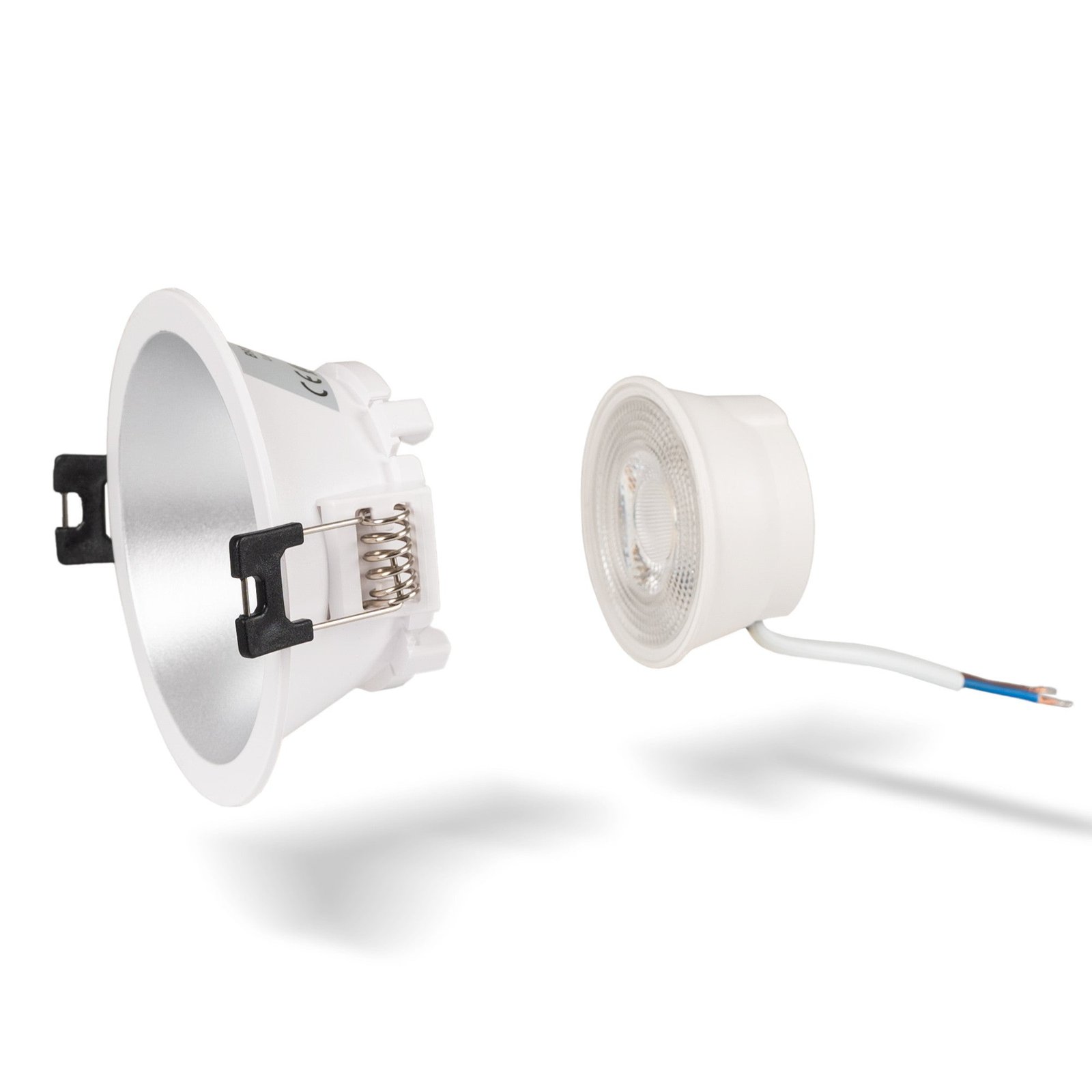KIT Aro apvalus apvalus prožektorius Ø85mm + LED modulis MR16 5W