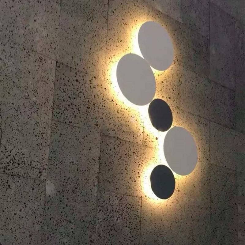 Apvalus sieninis šviestuvas „Eclipse“ 9 W