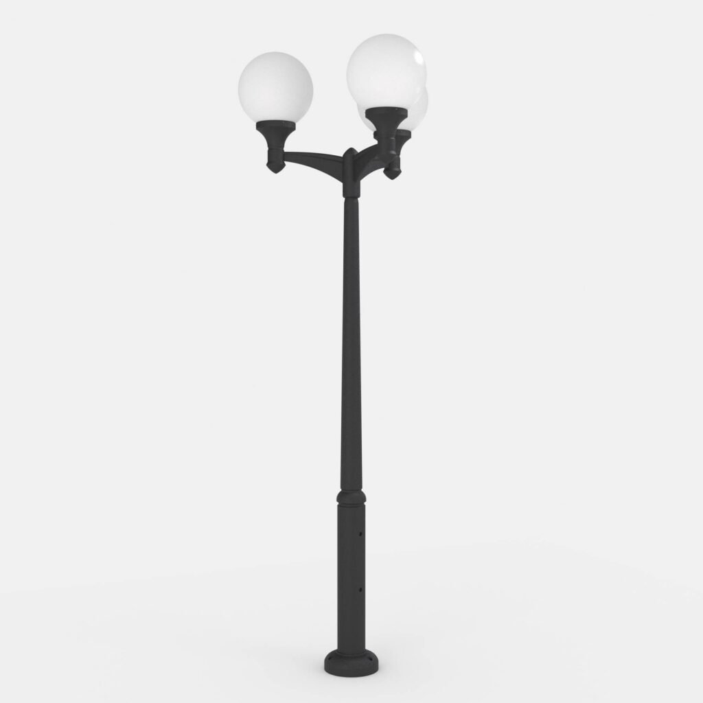Lauko šviestuvas „GLOBE 400 MODERN“ su trimis lemputėmis, „Fumagalli“ – 4 variantai – E27