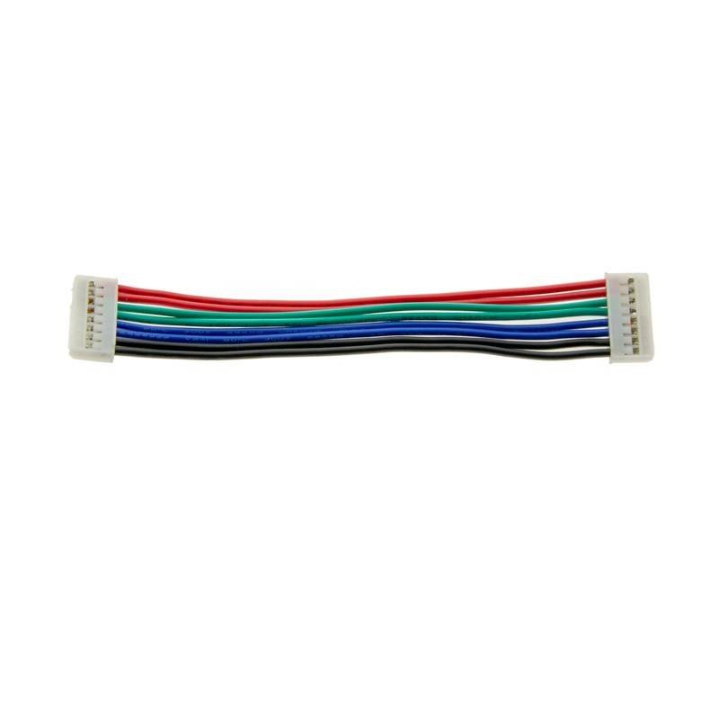 8 kontaktų jungiamasis kabelis, skirtas standžiai RGB LED juostai (kodas B1428RGB)