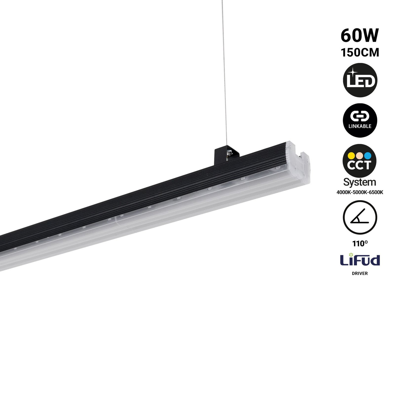 Didelio galingumo LED linijinė juosta