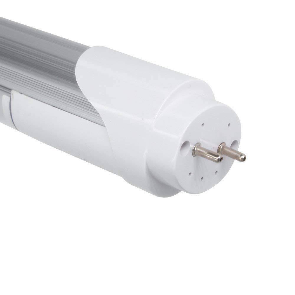 LED lempa T8, 60 cm, 9 W, su mikrobangų jutikliu, balta, 6000 K, opalinis stiklas