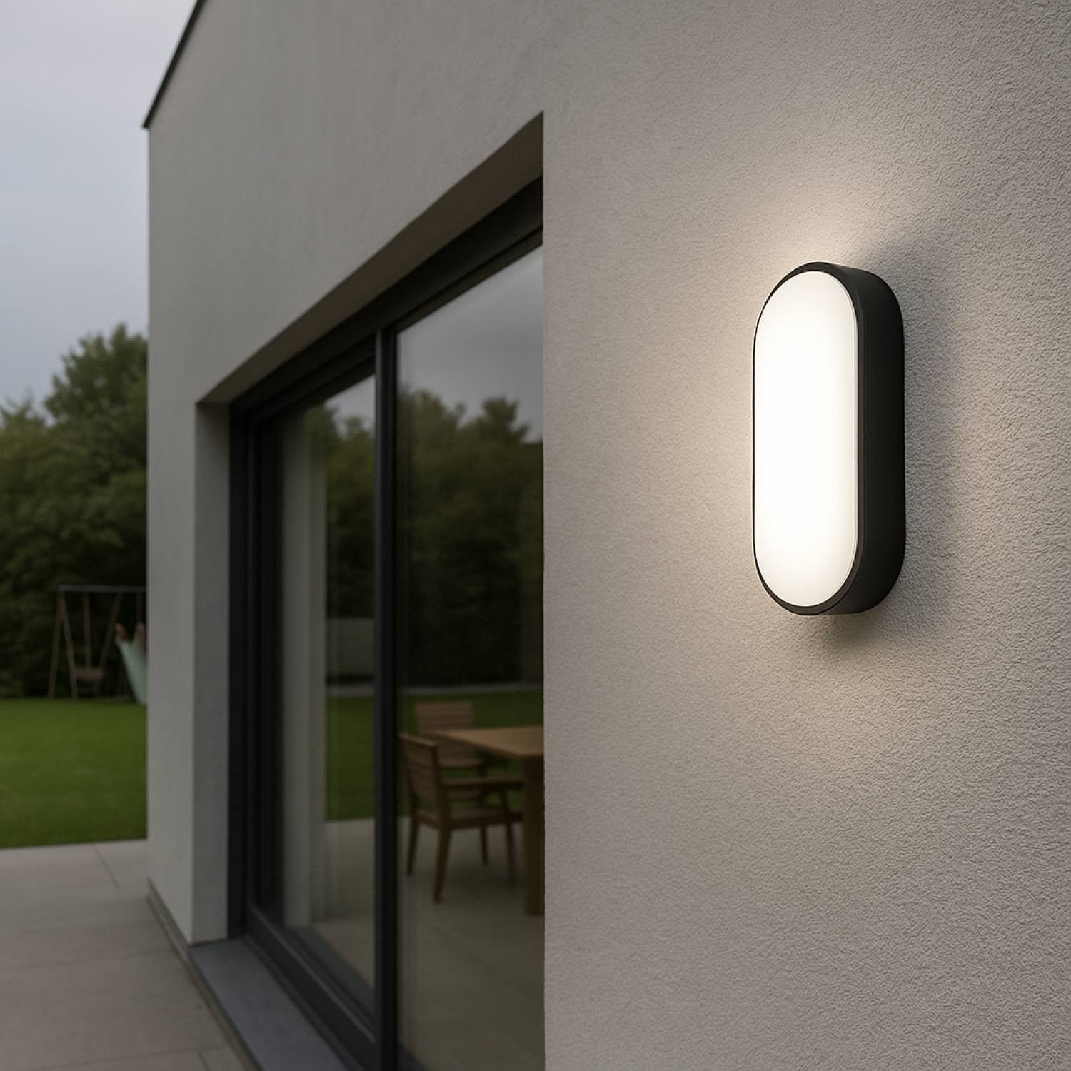 Ovalus LED išorinis lubų šviestuvas