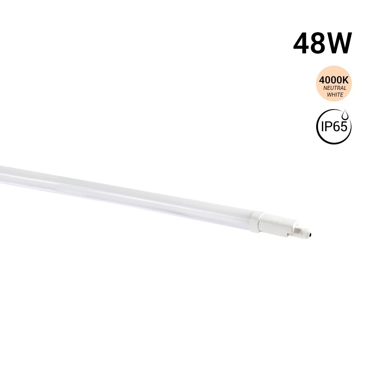 Kompaktiškas LED Tri-proof batten šviestuvas