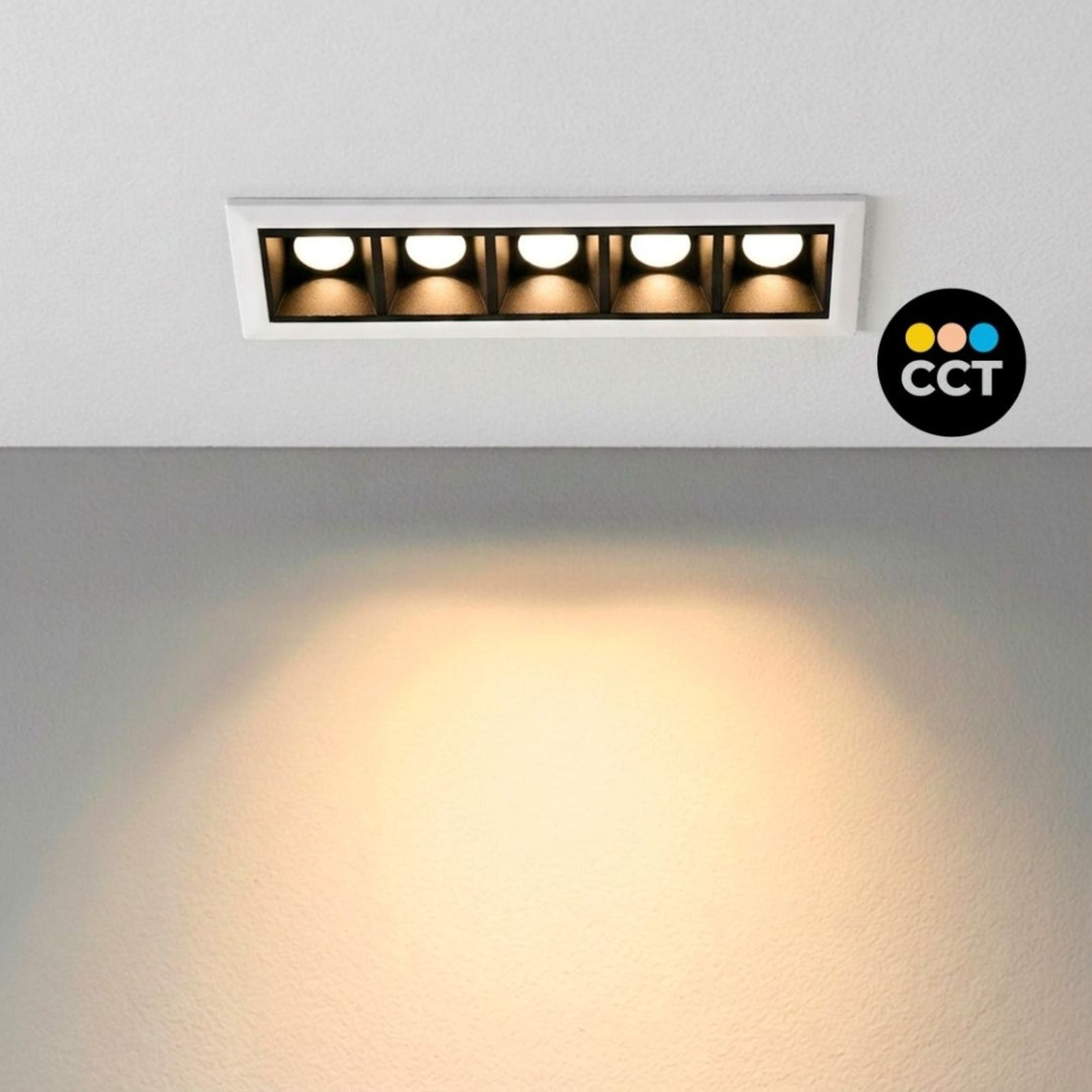 Įleidžiamas LED linijinis prožektorius 7W