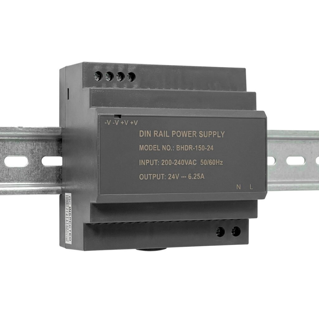 TS35 DIN geležinkelio maitinimo šaltinis – 150W – 24V – 6,25A