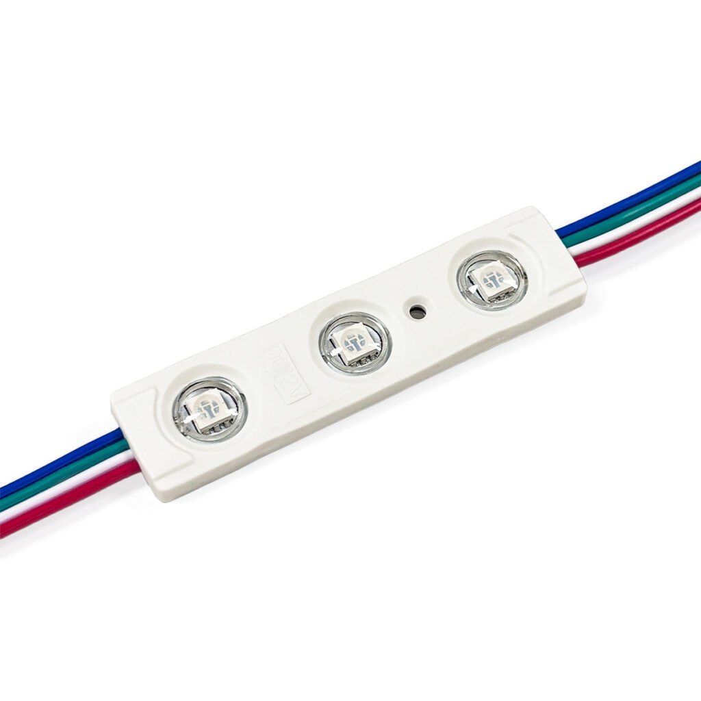 RGB IC LED modulis apšviestiems ženklams – 0,72W – 12V – IP65 – 120º