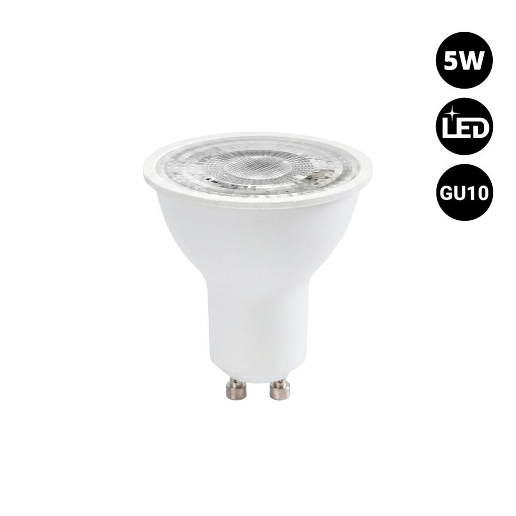 Spalvota LED lemputė – GU10 – 5 W – 45º