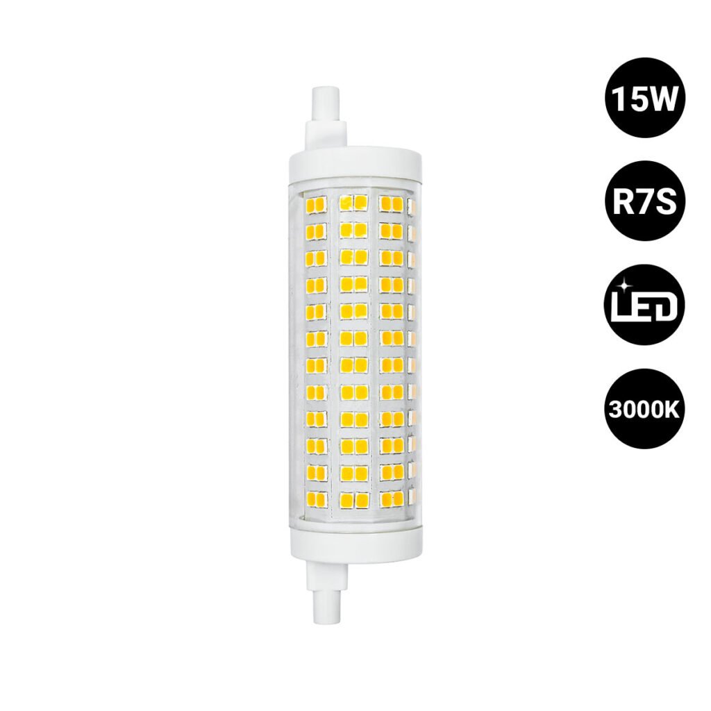 R7S LED lemputė – 118 mm – 2200 lm – 15 W