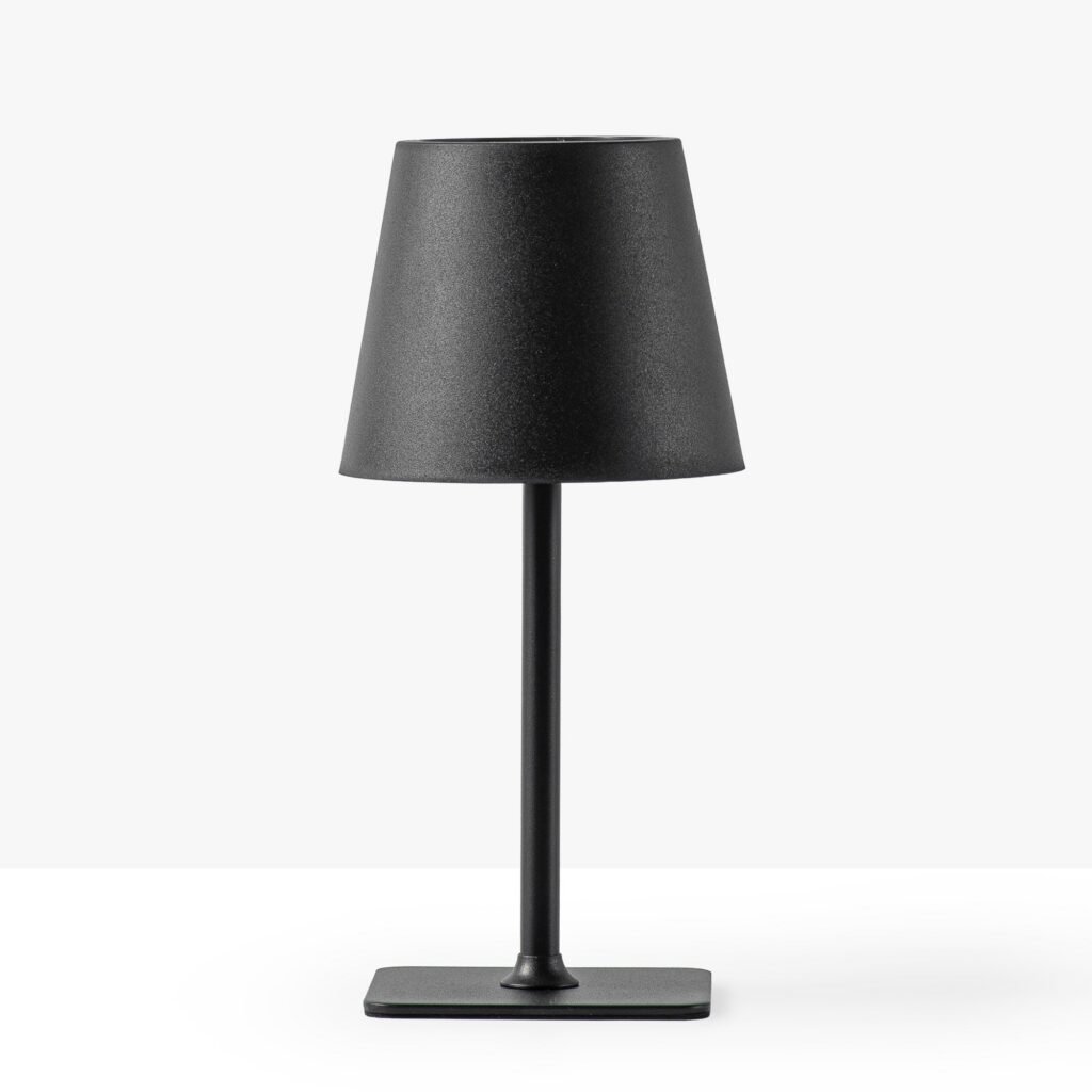 Nešiojama CCT LED stalo lempa – lietimui jautri – Ø100 mm