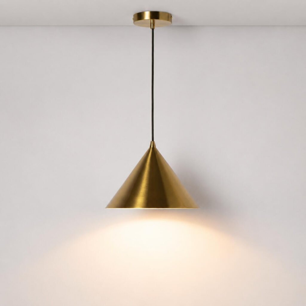 "CUSPIDE" metalinė pakabinama lempa – E27 – Ø30cm
